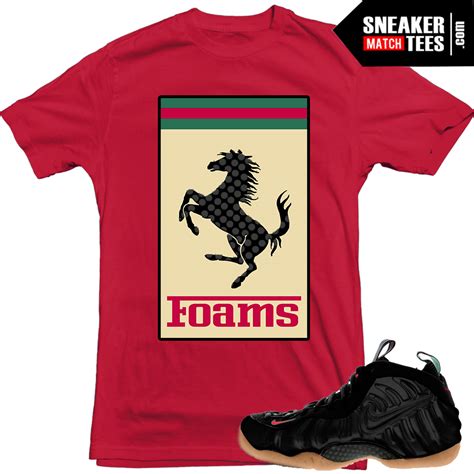 gucci foamposite clothing|nike foamposite gucci shirts.